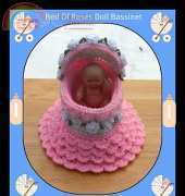 Crafts for Angels Designs - Barbara Maroney - Bed Of Roses Doll Bassinet