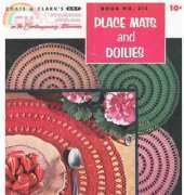 Coats and Clark Book 315 Place Mats and Doilies 1955 Vintage