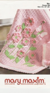 Mary Maxim - 2400N - Flower Bed Blankie
