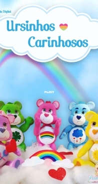 Fran Lopes - Atelie Feltros Magicos - Care Bears - Ursinhos Carinhosos - Portuguese
