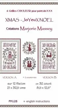 Marjorie Massey PM128 - Xmas Joyeux Noël