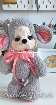 Fluffies Grey Mouse - English