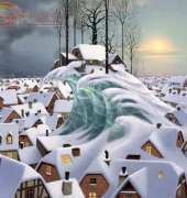 HAED HAEDJY168 Winter Wave by Jacek Yerka (Large Format)