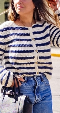 Tina Tejidos - Denise Haedo - Sailor Jacket - Chaqueta Marinero - Spanish