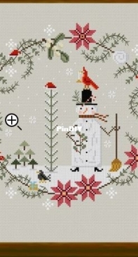 wreath with snowman christmas miu miu creazioni