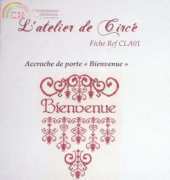 Atelier de Circé CLA01 - Accroche de porte Bienvenue