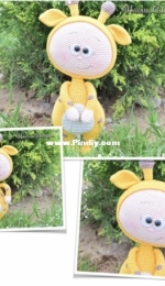 Havva Designs- Havva Unlu- Bonnie With Giraffe Costume - Zürafa Kostümü ile Bonnie  - Turkish