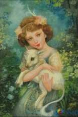 HAED HAEANS 128872 Among The Flowers by Annie Stegg