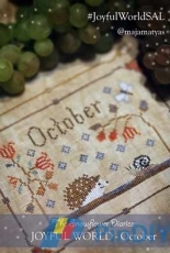 The Snowflower Diaries - Joyful World SAL Calendar - October-Free