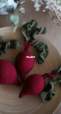 Dorogina Toys - Knitted World by Elena - Elena Dorogina - Beetroot - Free