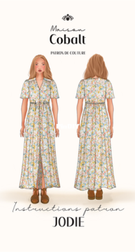 Maison Cobalt - Jodie Dress - Sizes 34-52 - French