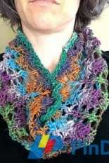 Quill Eyelet Cowls by Mandy Kinne