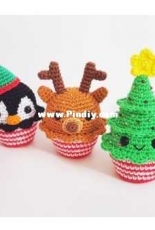 Super Cute Design - Jennifer Santos - Christmas cupcake