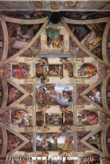 HAED HAEDMSS102 Supersized Ceiling of The Sistine Chapel by Michelangelo (Large Format)
