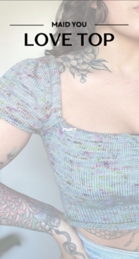 Maid You Love Top by Vanessa Fleming (Oshenknits)