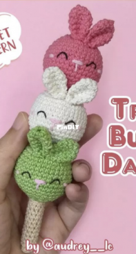 Audrey Lilian Crochet - Audrey Lilian - Triple Bunny Dango - Free