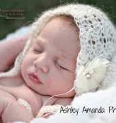 Olivia lace bonnet by Anotinette Scott