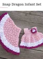 Crafting friends designs - Kate Wagstaff - Snap Dragon Infant Set
