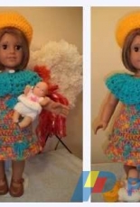 Crochetville Community -Darlene Cutler- Mommys Little Girl  for18"inch AD-Free