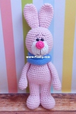 Natalia Kiryan- Crochet Bunny with Snood - Hungarian - Translated- free