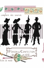 Maison de Confection by V. Enginger from Mode d Hier d et d Aujourd hui PCS