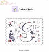 Couleur dEtoile CE0096G Fleurs de Lettre-G