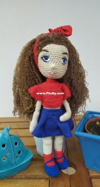 Crochet doll Izolde