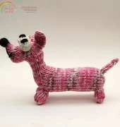 Wiener Dog Dachshund Knitting Pattern by cheezombie