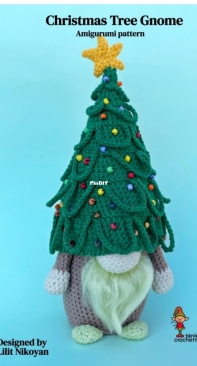 Tiknik crochet toys - Lilit Nikoyan - Christmas Tree Gnome