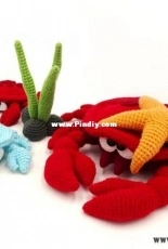 Dinegurumi - Sandra Haupt - Crab - Krebs - German