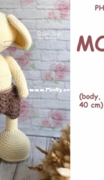 Crochet Bunny Art - Irina Tarasova - Crocheted Mouse - Ratón a ganchillo - Spanish