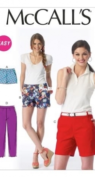 McCalls M6930 - Shorts and Pants - English and Spanish