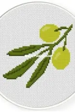 Daily Cross Stitch - Olives