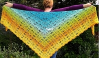 Zagubione Szydełko - Augustę Stępień - Lorea Shawl - English - Polish - Czech -  German