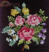 Round Floral by Donna Vermillion Giampa