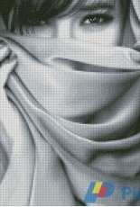 The girl in the scarf by Yushchuk/Mully XSD