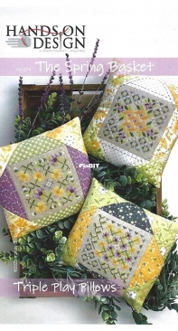Hands On Design - Triple Play Pillows hd-274 The Spring Basket PCS + XSD