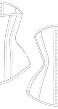 Aranea Black - Ally Underbust Corset - Sizes A-M