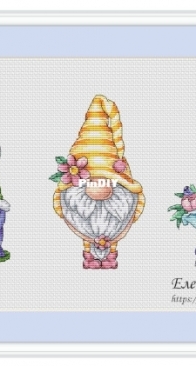 Easter Gnomes by Elena Lartsova