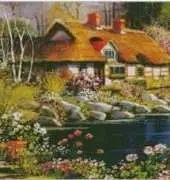 Classical Cross Stitch - Lake Landscape