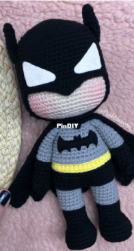 Pink Unicorn Crochet - Juliana Scarpa - Batman - English Translated