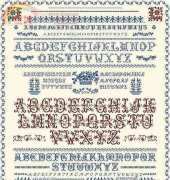 Gigii R. /Marquoir ABC Ancien Bleu & Rouge - Broder Ensemble