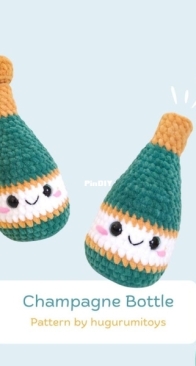 Hugurumi toys / Hugurumi Toys to Hug - Silvia Parascandolo - Champagne Bottle