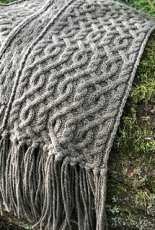 Creekwater Cabled Scarf by Pam Connolly