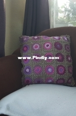 Granny square pillow