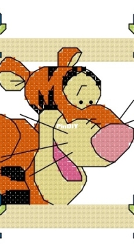 Designer Stitches - A56 - Tiggers Portrait PCS10