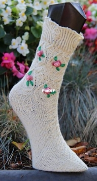 Sweet Rose Socks by Atelier Midsummers Eve