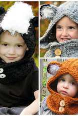 Sincerely Pam - Pamela Dajczak - Woodland Friends Hooded Cowl