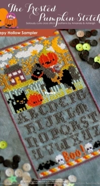 The Frosted Pumpkin Sampler - Sleepy Hollow Sampler PCS + XSD