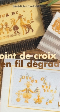 Le Temps Apprivoisé LTA - Point de Croix en fil dégradé by Bénédicte Courtadet - French